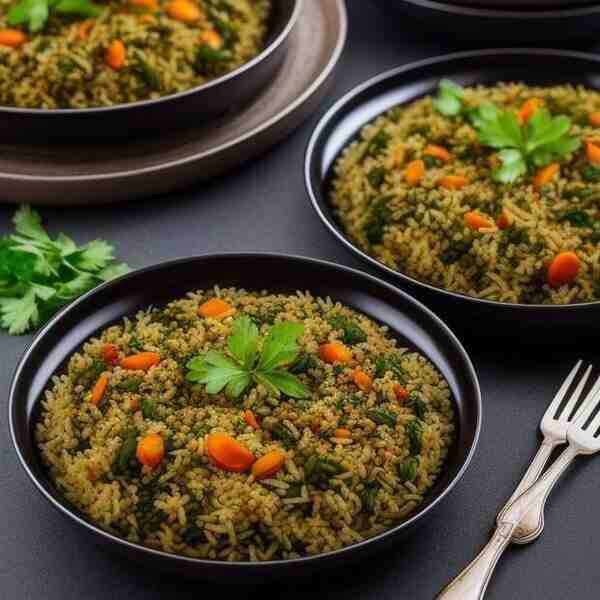 Плов с долмой помаргилански